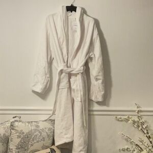 Cozy White Plush Bathrobe